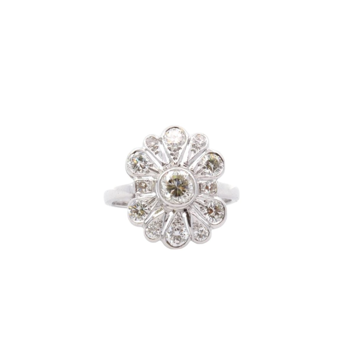 Bague en or blanc et diamants - Castafiore