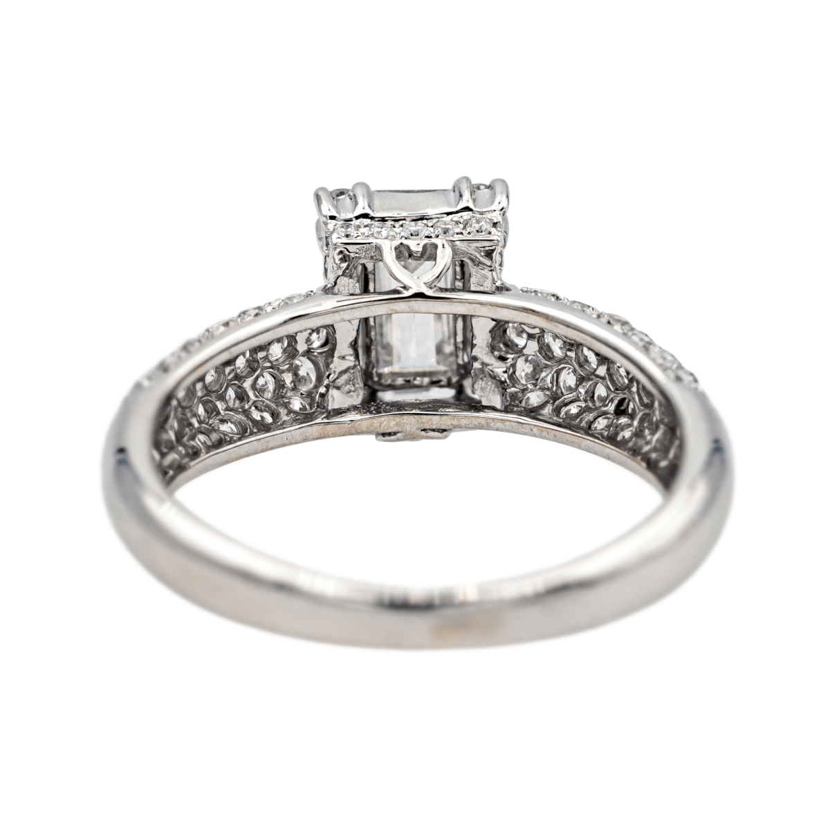 Bague en or blanc et diamants - Castafiore