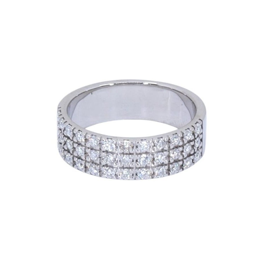 Bague en or blanc et diamants - Castafiore