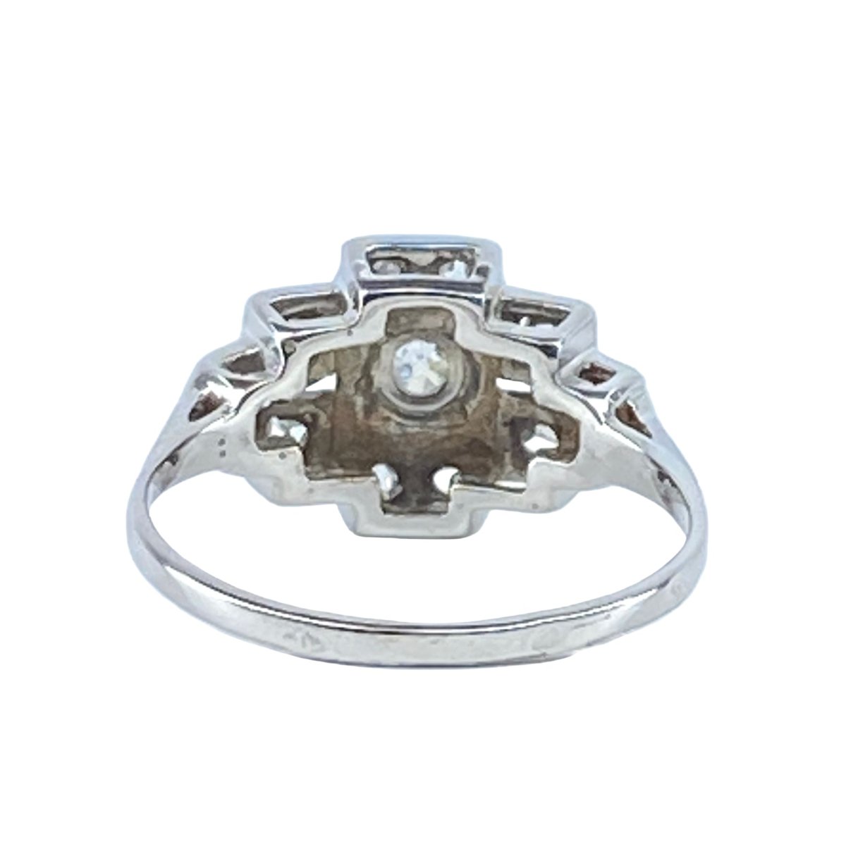 Bague en or blanc et diamants - Castafiore