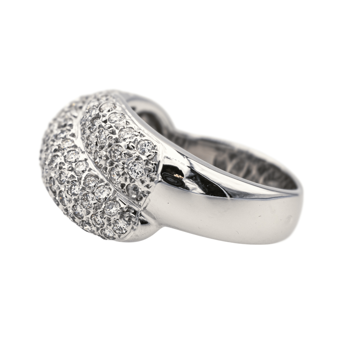 Bague en or blanc et diamants - Castafiore