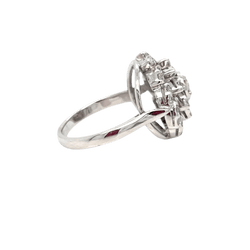 Bague en or blanc et diamants - Castafiore