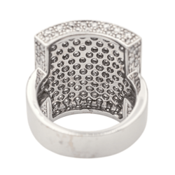 Bague en or blanc et diamants - Castafiore