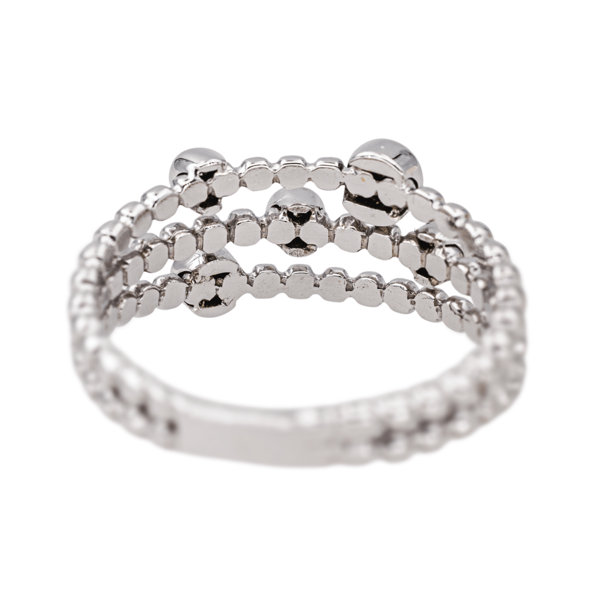 Bague en or blanc et diamants - Castafiore