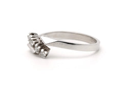 Bague en or blanc et diamants - Castafiore