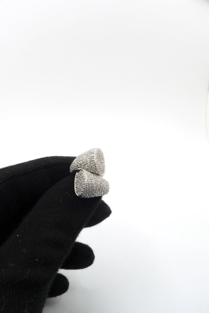 Bague en or blanc et diamants - Castafiore