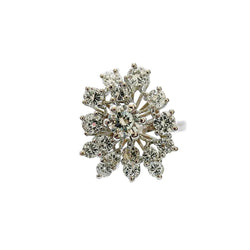 Bague en or blanc et diamants - Castafiore