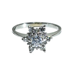 Bague en or blanc et diamants - Castafiore