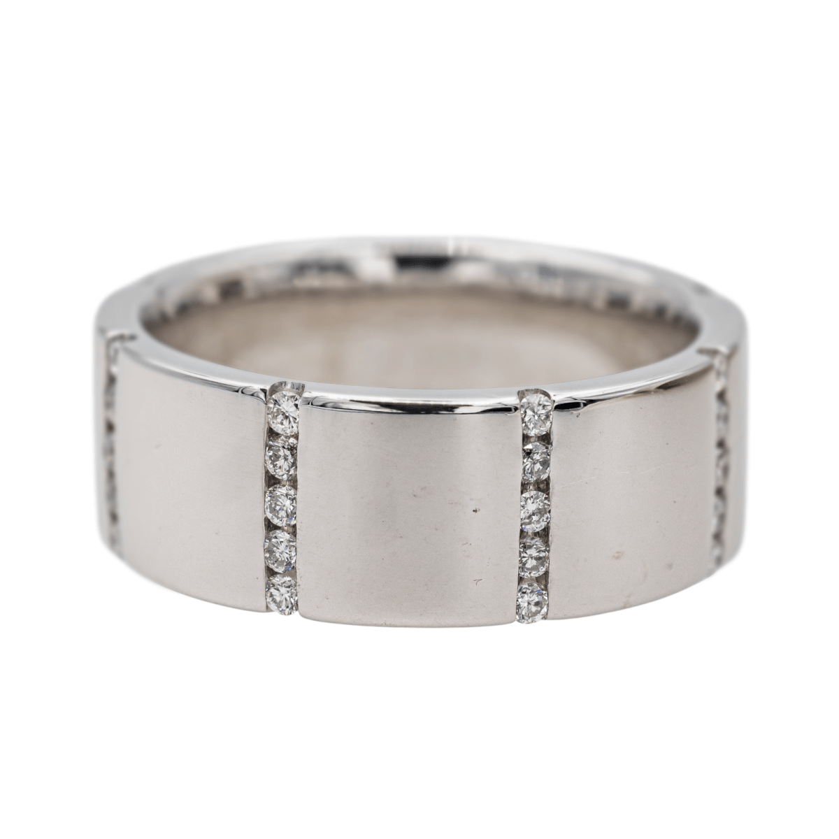 Bague en or blanc et diamants - Castafiore