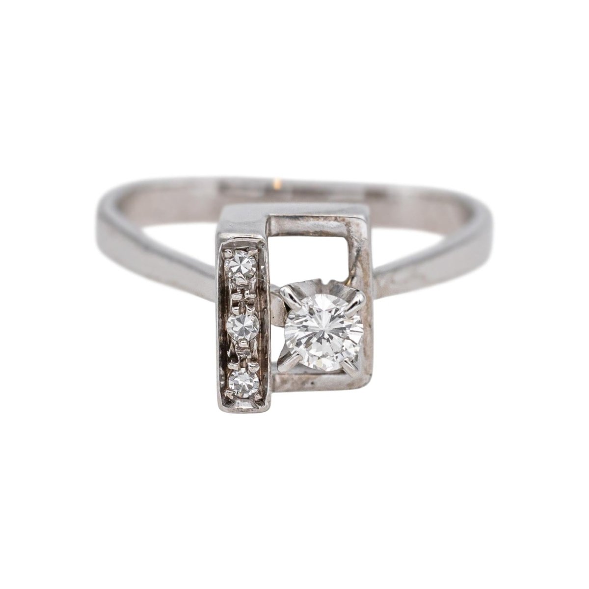 Ring White gold diamond