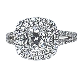 Bague en or blanc et diamants - Castafiore