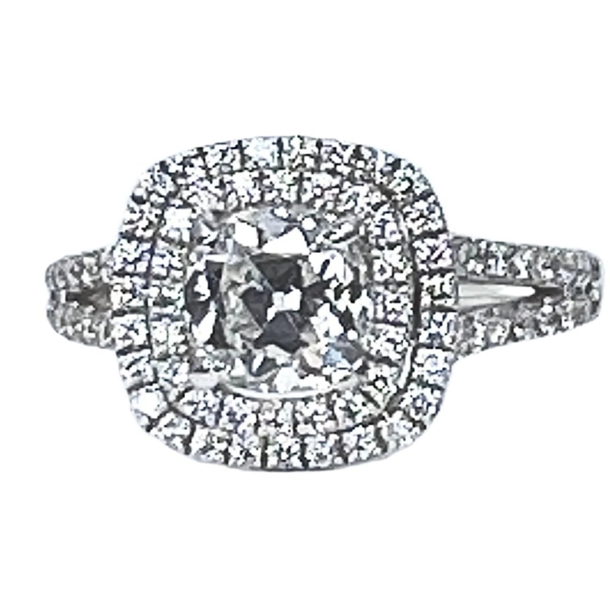 Bague en or blanc et diamants - Castafiore