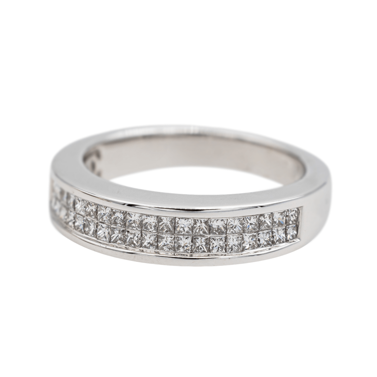 Bague en or blanc et diamants - Castafiore