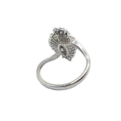 Bague en or blanc et diamants - Castafiore