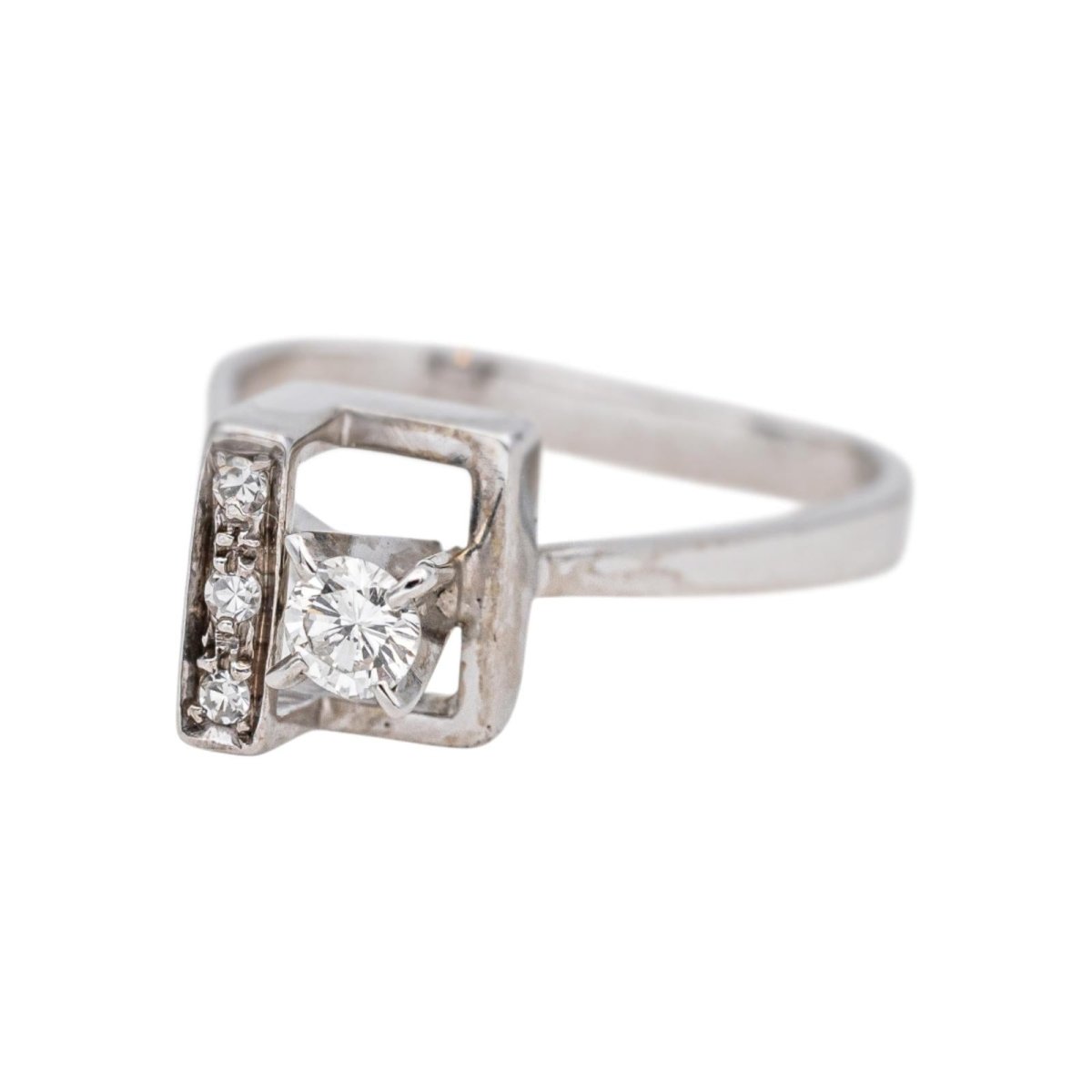 Ring White gold diamond