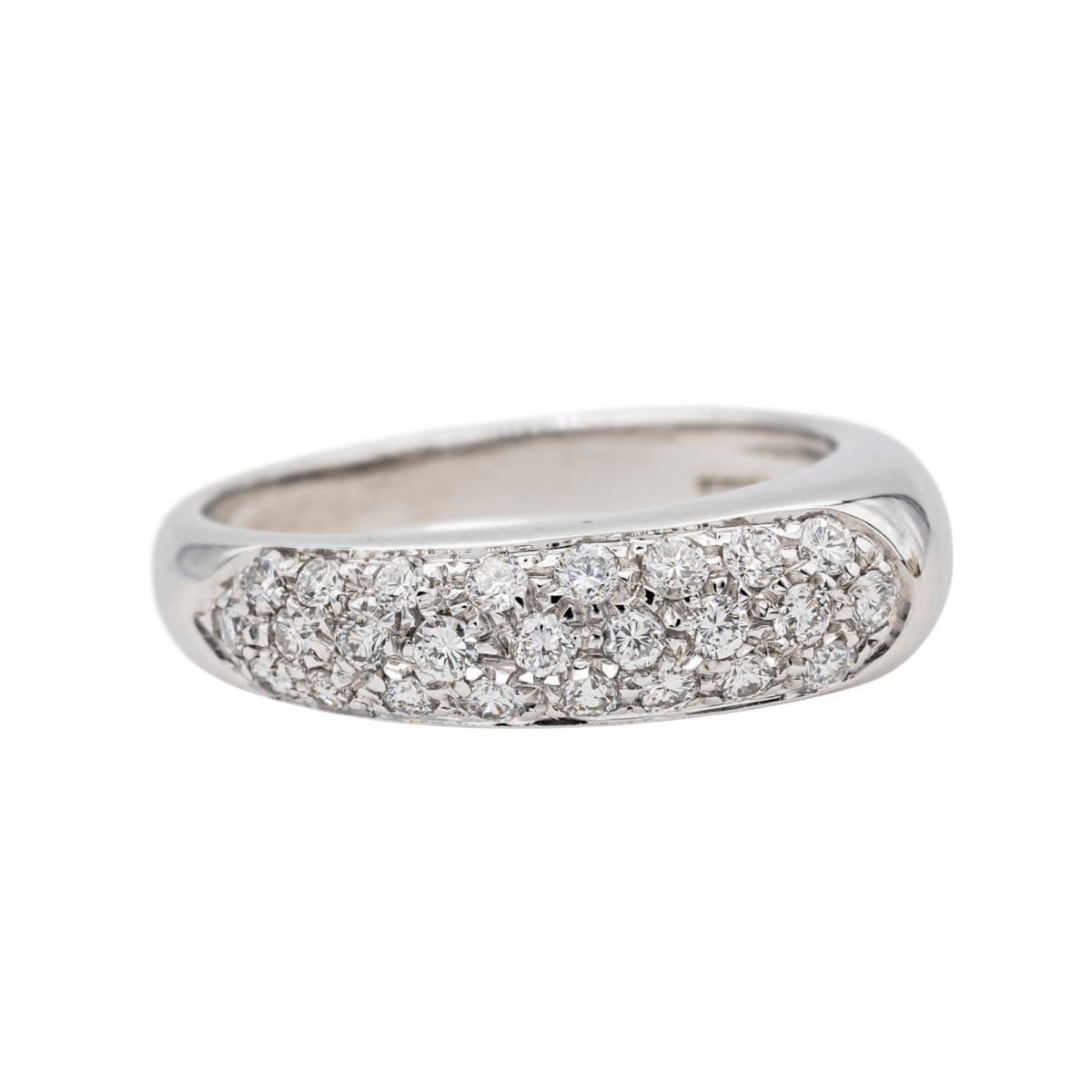 Bague en or blanc et diamants - Castafiore