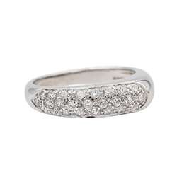 Bague en or blanc et diamants - Castafiore