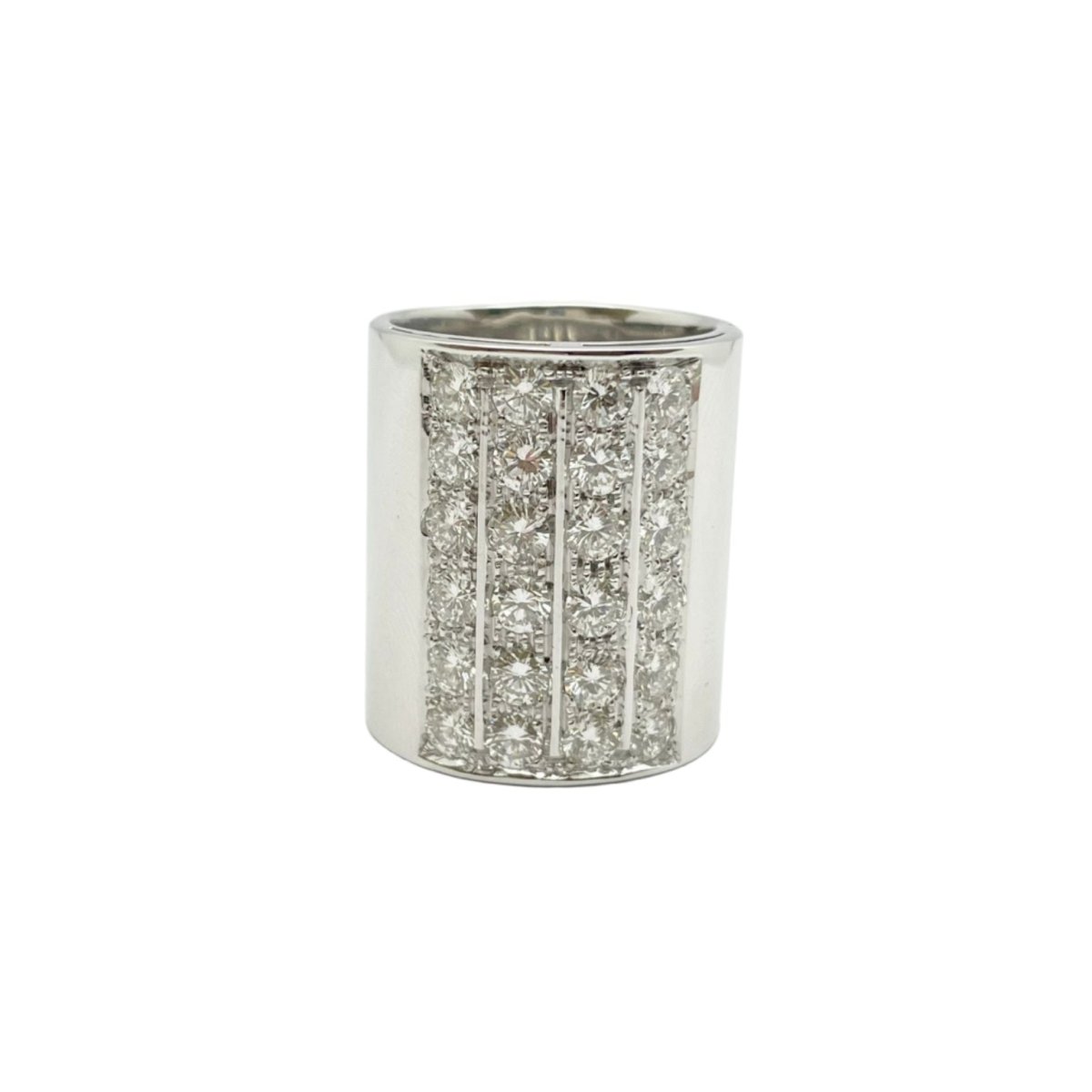 Bague en or blanc et diamants - Castafiore