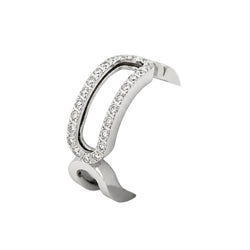 Bague en or blanc et diamants - Castafiore