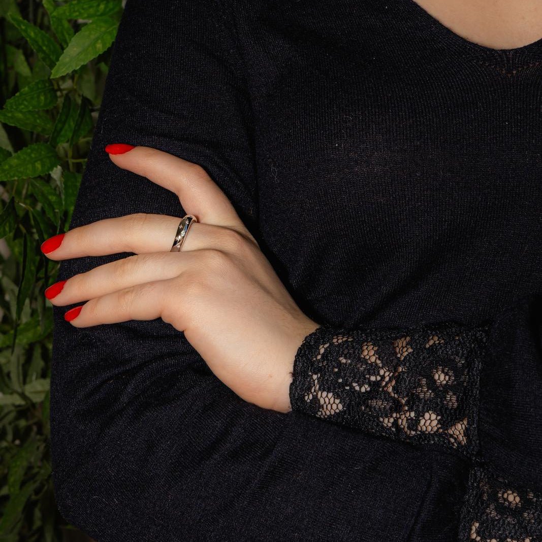 Ring White gold diamond