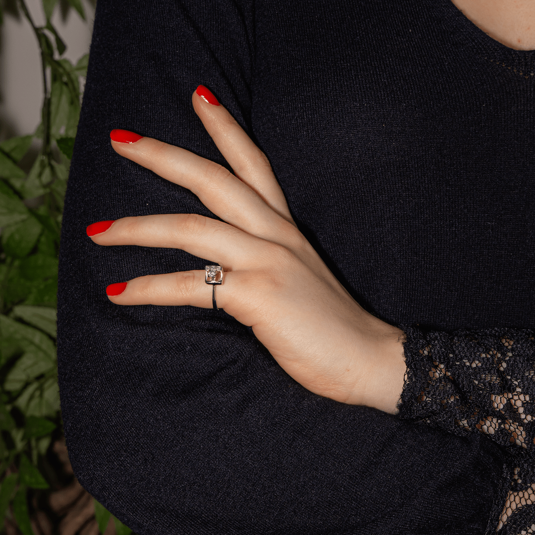 Ring White gold diamond