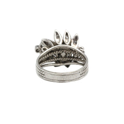 Bague en or blanc et diamants - Castafiore