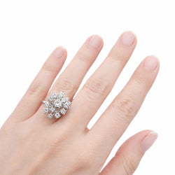 Bague en or blanc et diamants - Castafiore