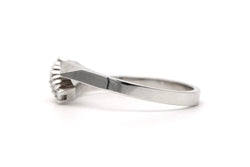 Bague en or blanc et diamants - Castafiore