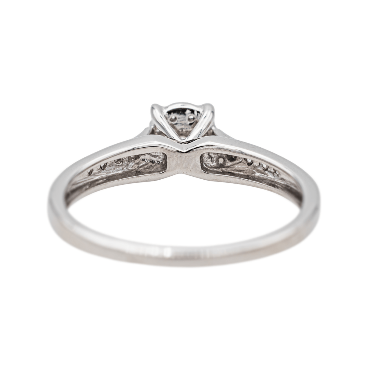 Bague en or blanc et diamants - Castafiore