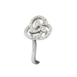 Bague en or blanc et diamants - Castafiore