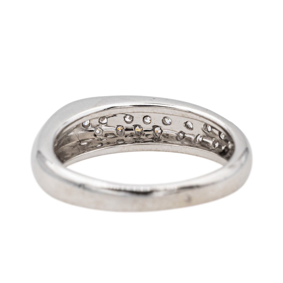 Bague en or blanc et diamants - Castafiore