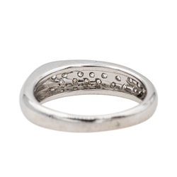 Bague en or blanc et diamants - Castafiore