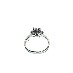 Bague en or blanc et diamants - Castafiore