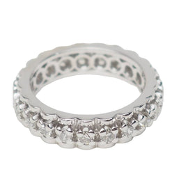 Bague en or blanc et diamants - Castafiore