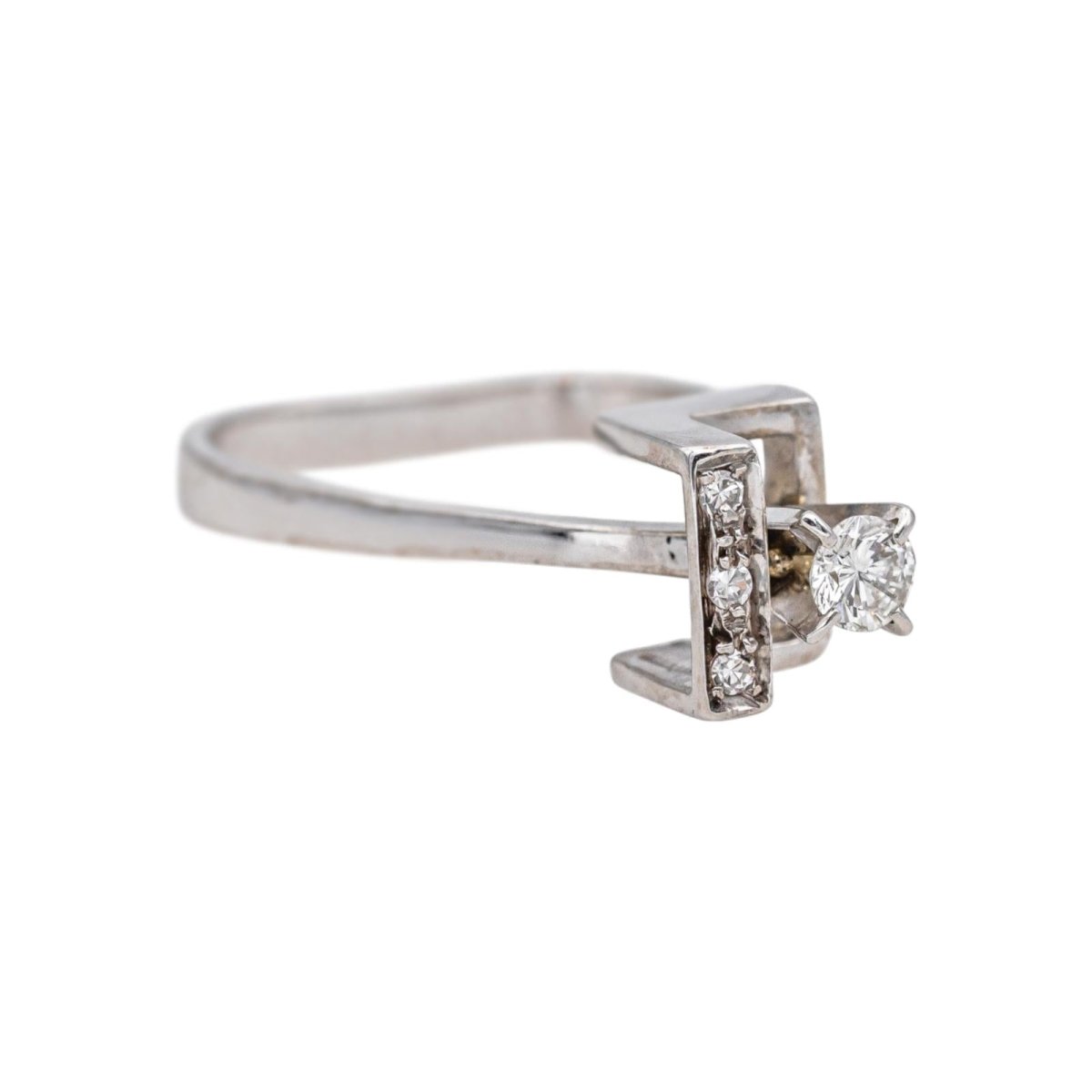 Ring White gold diamond