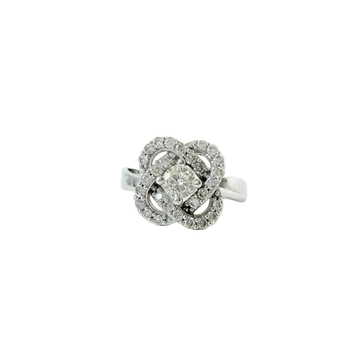 Bague en or blanc et diamants - Castafiore