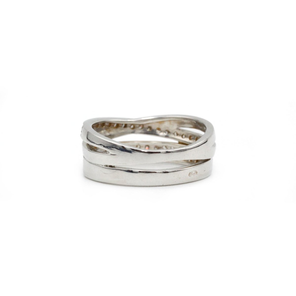 Bague en or blanc et diamants - Castafiore