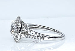 Bague en or blanc et diamants - Castafiore