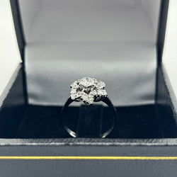 Bague en or blanc et diamants - Castafiore