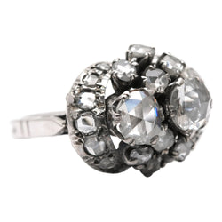 Bague en or blanc et diamants - Castafiore