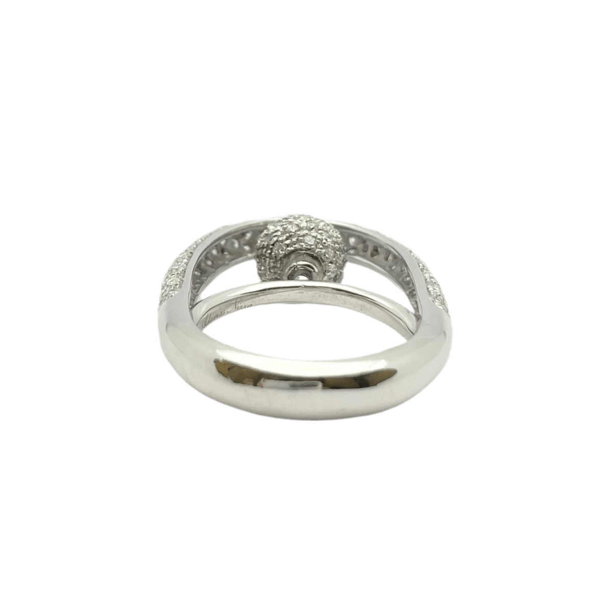 Bague en or blanc et diamants - Castafiore