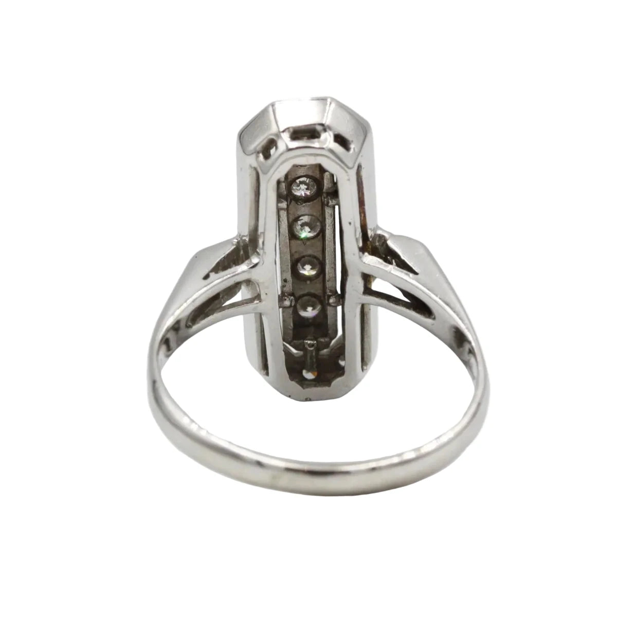 Bague en or blanc et diamants - Castafiore