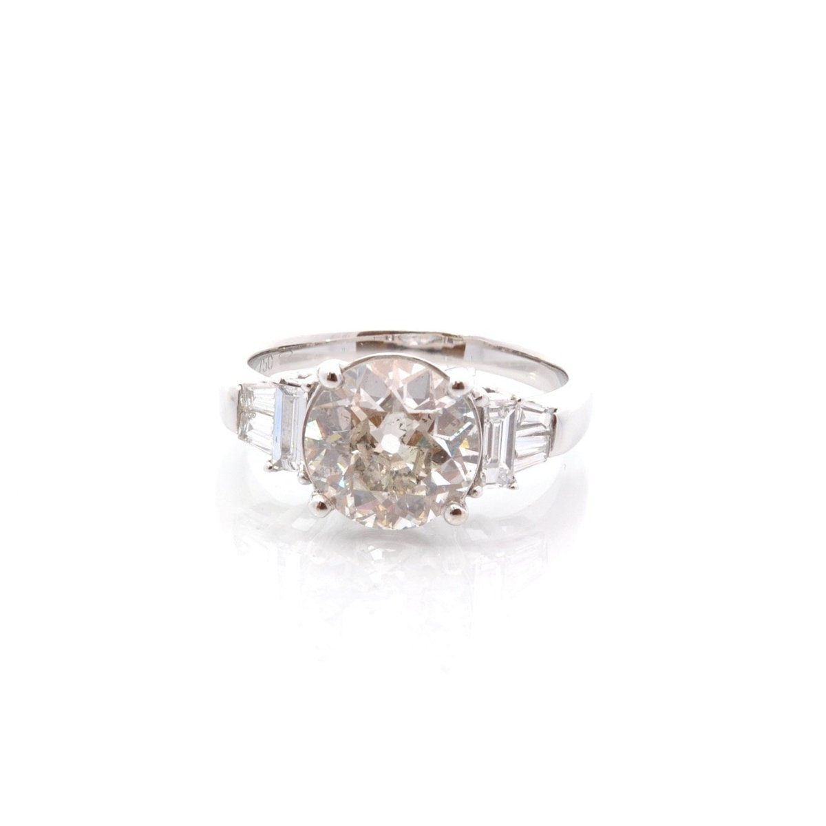 Bague en or blanc et diamants - Castafiore