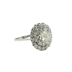 Bague en or blanc et diamants - Castafiore
