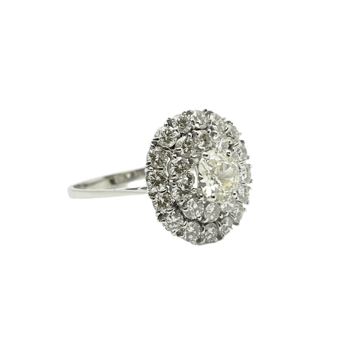 Bague en or blanc et diamants - Castafiore