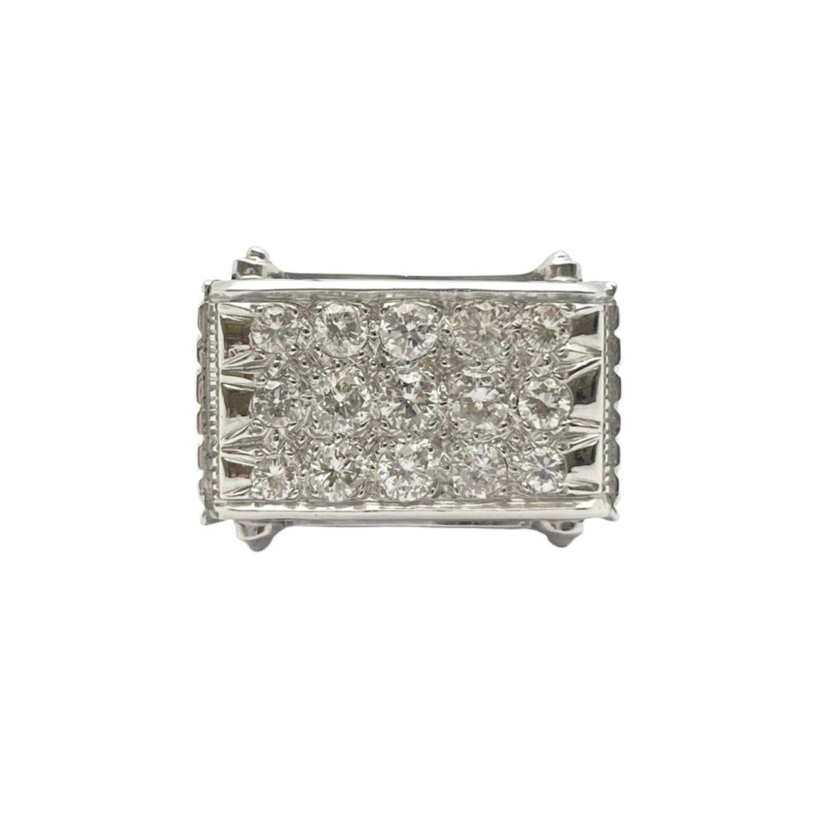 Bague en or blanc et diamants - Castafiore