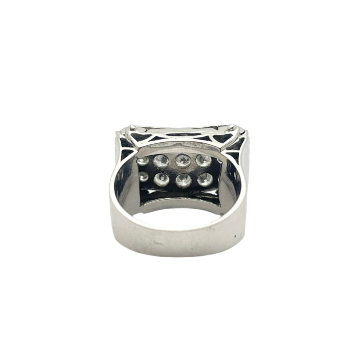 Bague en or blanc et diamants - Castafiore