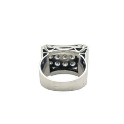 Bague en or blanc et diamants - Castafiore