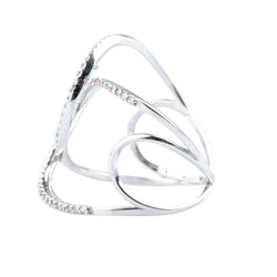 Bague en or blanc et diamants - Castafiore