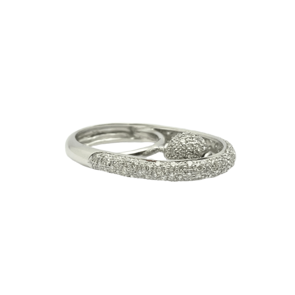 Bague en or blanc et diamants - Castafiore